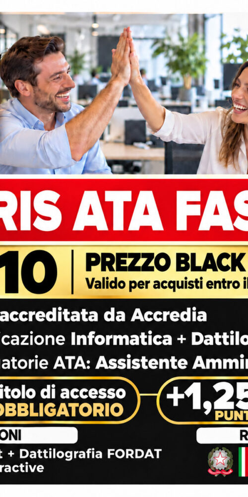 TRIS ATA FAST: pacchetto CIAD PEKIT Expert, Dattilografia FORDAT e Forpass Interactive di Pixe! Formazione.
