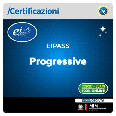 Certificazione EIPASS Progressive con corso ed esame online