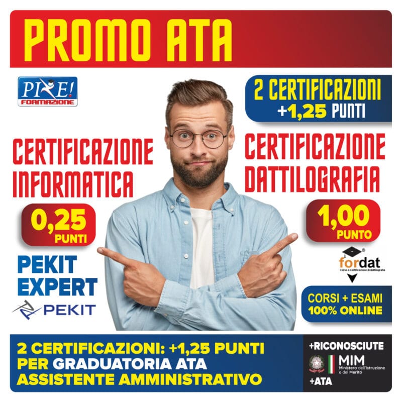 Promo ATA: Pekit & FORDAT +1,25 punti Ass.te Amm.vo